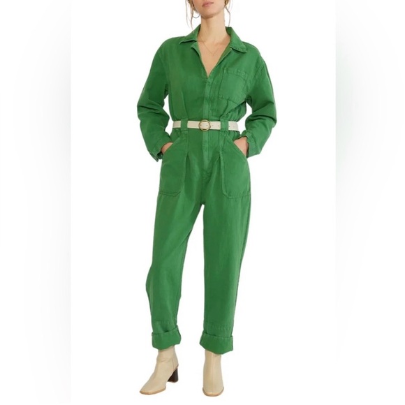 Anthropologie Pants - NWOT Etica Kingsley Utility Jumpsuit Juniper a Collaboration with Anthropologie